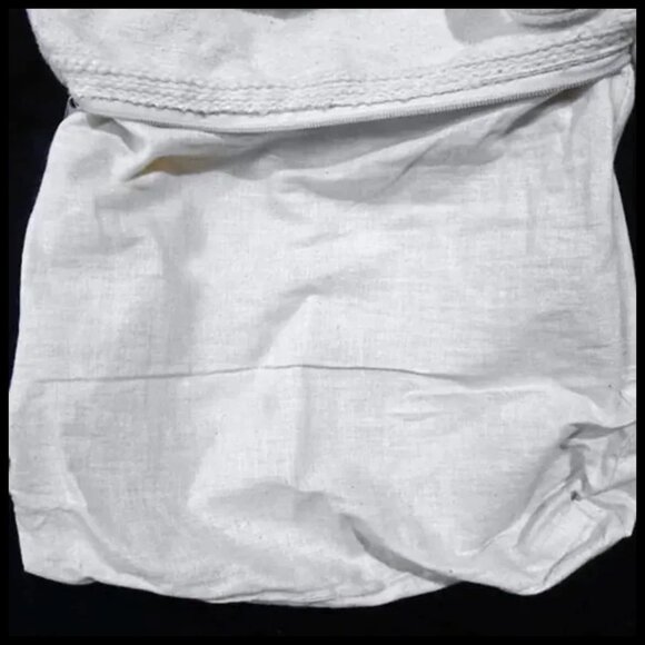 Cotton Cloth Purse Boho Cottagecore 70s Vintage Hippie Bag - Picture 6 of 12